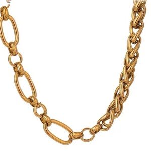 Golden Aura Chunky Collar Necklace